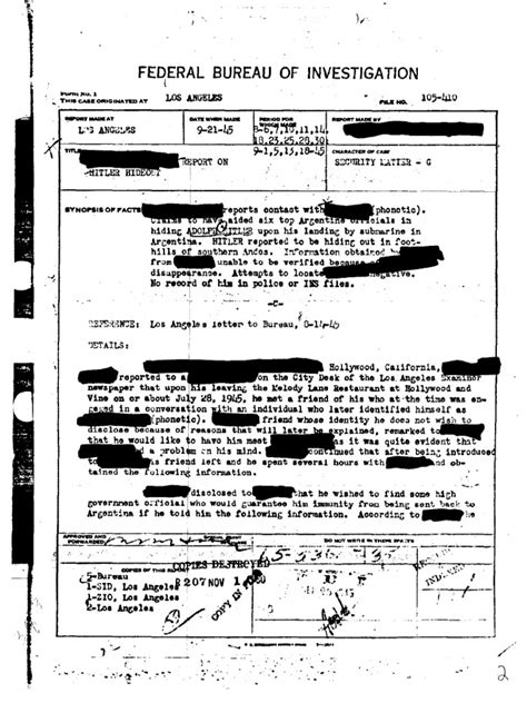 Federal Bureau of Investigation. . Fbi documents pdf